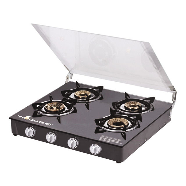 TG4008-Table Glass 4- Burner Gas Stove