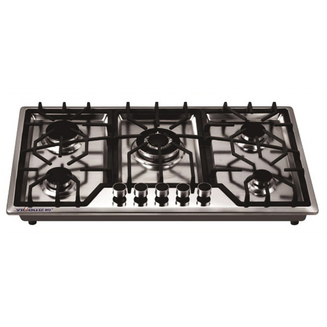 S58604-Built-in SS 5- Burner Gas Hob
