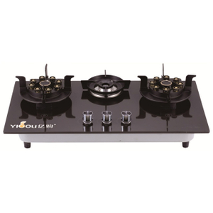 QT3091-Built-in 3-Burner Glass Gas Hob